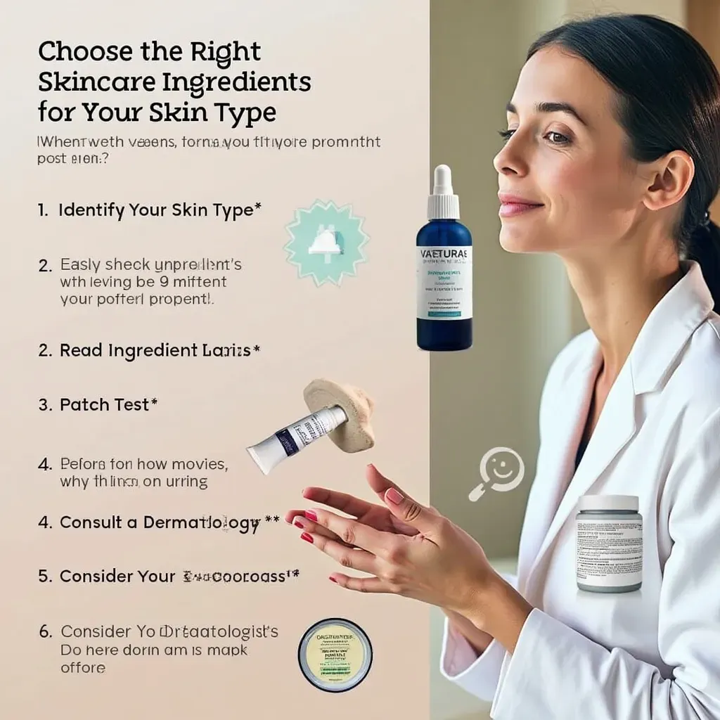 Choosing the right skincare ingredients for different skin types