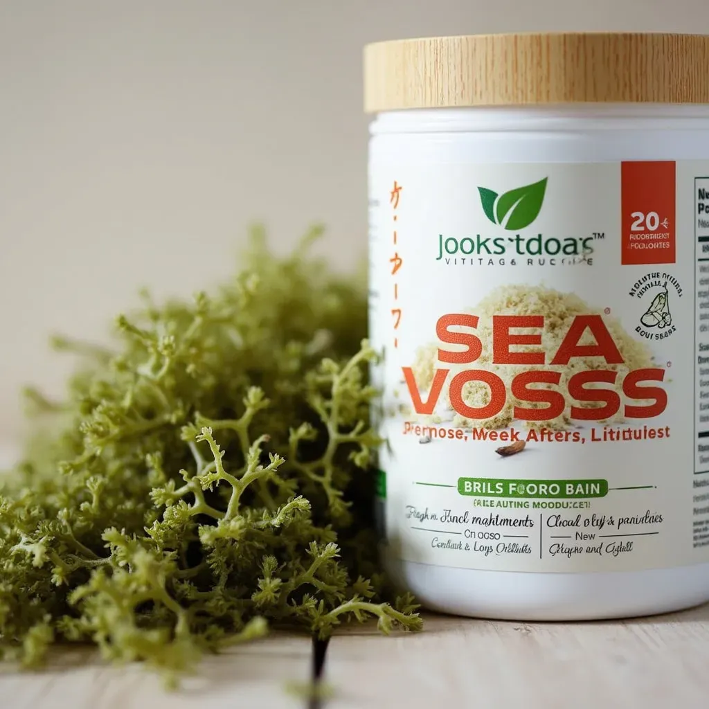 Sea moss as a prebiotic for gut health.