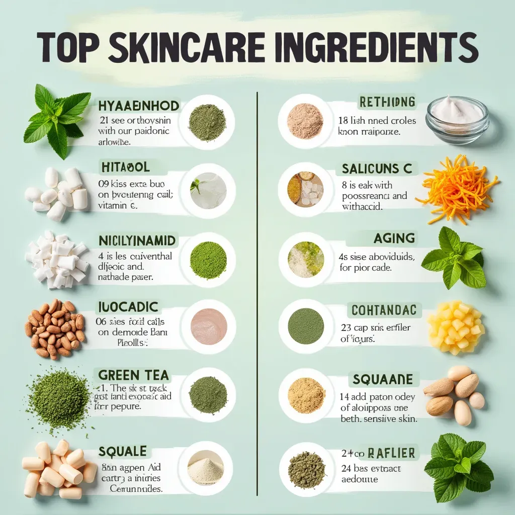 Top Skincare Ingredients: Benefits and Best Choices for Your Skin Type